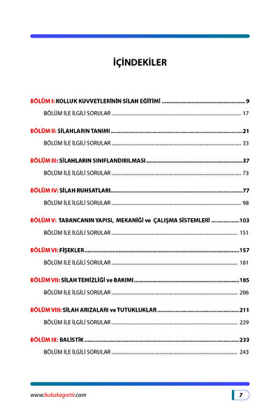 hukuk öğretir 2027 Misyon Koruma Sınavı Silah Bilgisi Konu Anlatımı + Soru bankası