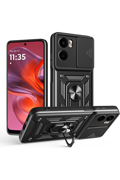 SKYDDAR INNOVATION Husă pentru Motorola Moto G05 / Moto E15, CamShield, inel ...