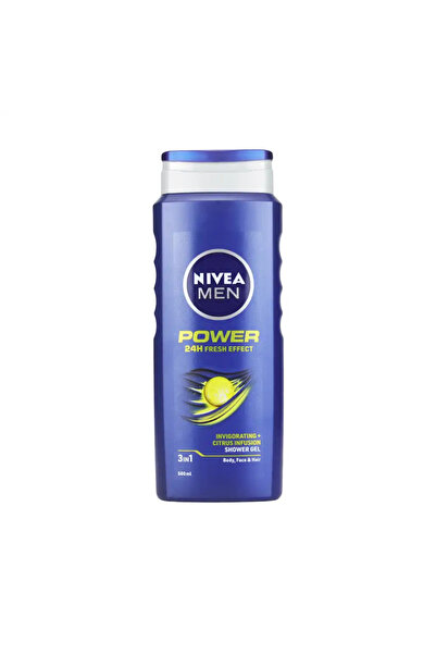 NIVEA Men Power Shower Gel with Invigorating Citrus Infusion Gel- 500ml