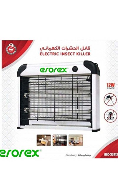 erorex جهاز قتل الحشرات الكهربائي - مصيدة داخلية للبعوض والذباب بقوة 12 واط م...