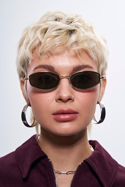 Bilge Karga Sobel Gold Green Sunglasses