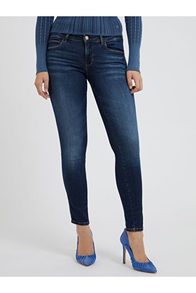 Guess Kadın Curve X Skinny Jean Lacivert Kot Pantolon