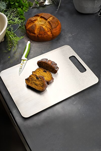 Bev Kitchen لوح قطع من الفولاذ السطحي 33×25 سم