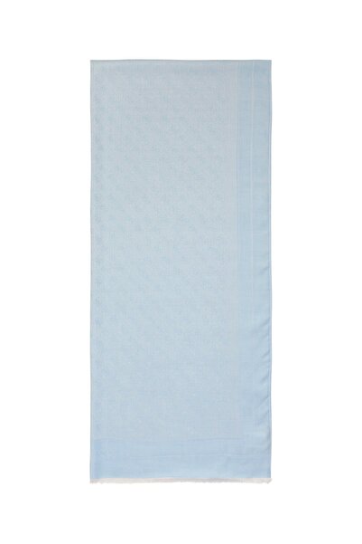 Guess ZAMIRA SCARF 4G JAQUARD 80X180 Kadın Mavi Şal AW5277MOD03-SKY