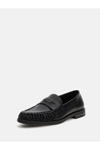 Guess OSAKA Erkek Siyah Loafer FMJOSALEA14-BLACK