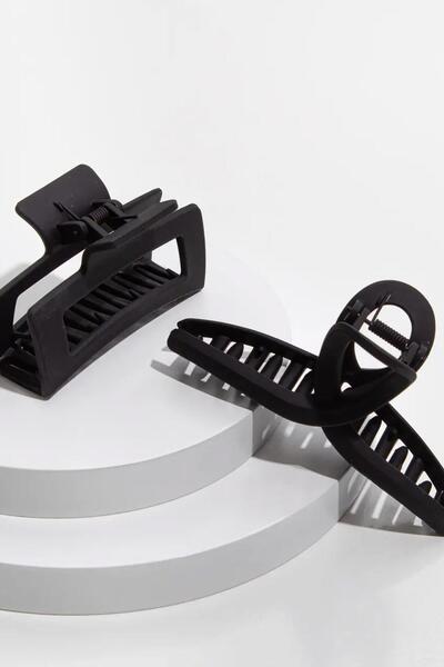 New Obsessions Matte Luxury Latch Buckle 2 Pieces