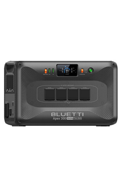 Bluetti Apex 300 Taşınabilir Güç İstasyonu – 300W İnverterli, LiFePO₄ Batarya...