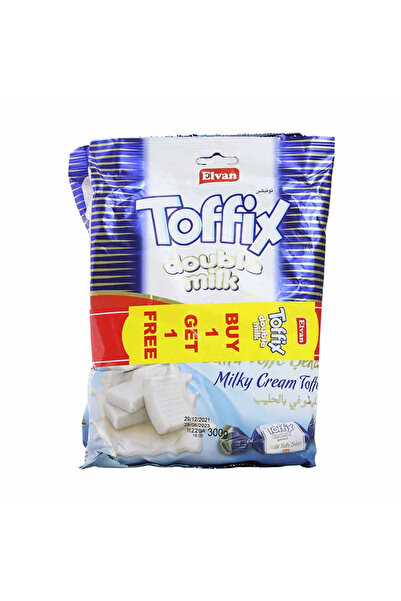 Elvan Toffix Double Milky Cream Toffee & Candies, Twin Pack - 2X300gms