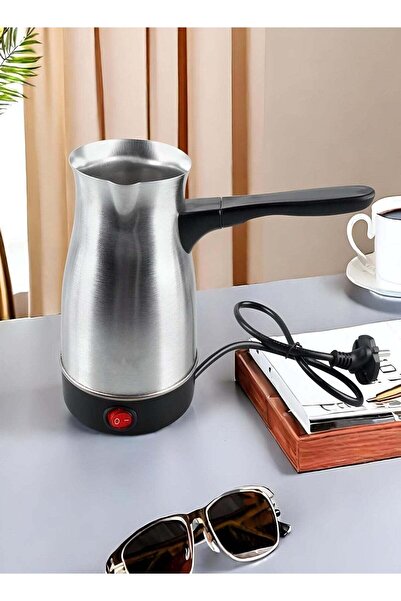 LC Electric Turkish Coffee Maker – Stainless Steel Pot with Long Handle