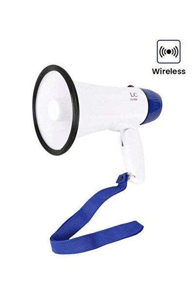 LC مكبر صوت لاسلكي محمول مزود بميكروفون يدوي وحزام