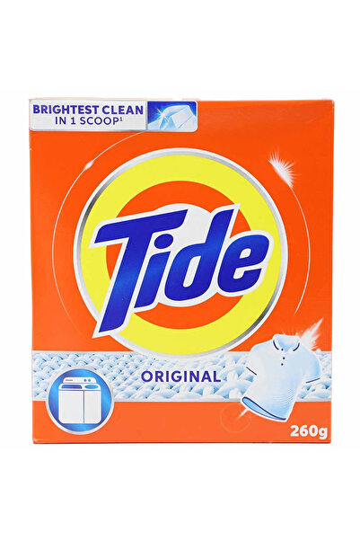 Tide مسحوق غسيل، مسحوق غسيل برائحة أصلية 260 غرام