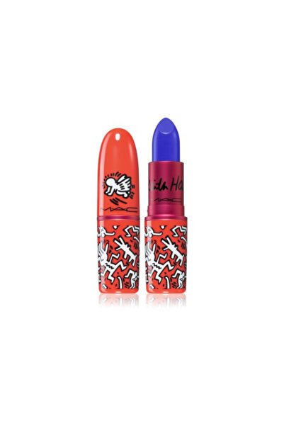 MAM Viva Glam X Keith Haring, Longwear, Cream Lipstick, Canal Blue, 3 g