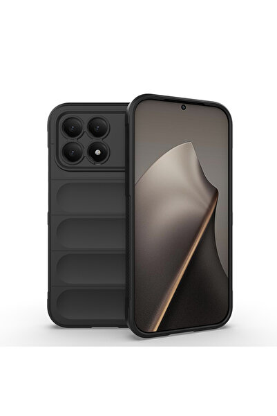 Kipgsm Poco F8 Pro Uyumlu Kılıf Kamera Korumalı İçi Kadife Leke Bırakmaz Dalg...