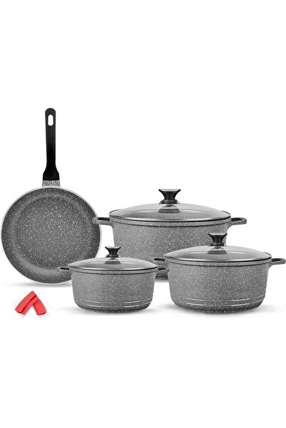 SONEX Granita 9 Pcs Die-Cast Aluminum Cookware Set