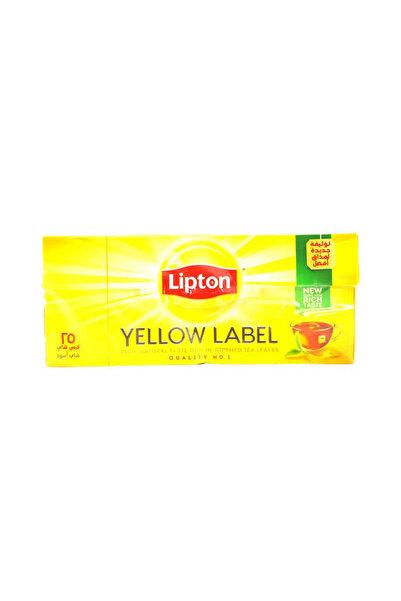 Lipton Yellow Label Rich Natural Taste Black Tea Bags- 25 Tea Bags