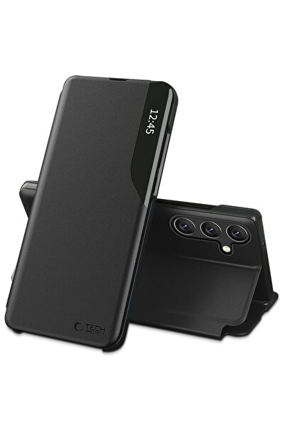 Tech-Protect Έξυπνο κάλυμμα Flip Cover για Samsung Galaxy A56 5G - Μαύρο