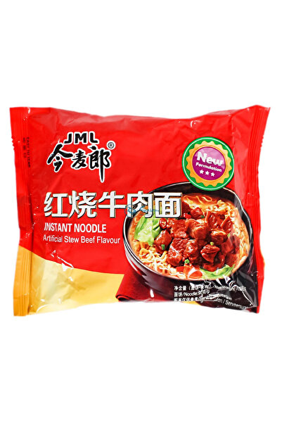 JML Tăiței Instant Jinmailang cu Aromă de Vită (Stew Beef Flavour) 109g