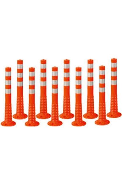 TRAFİKSAN 10 Lu Set Delinatör 75 Cm Eko