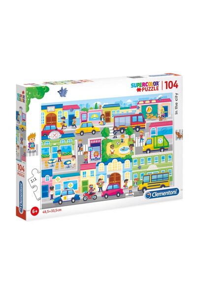 CLEMENTONI Clementoni, În oraș, Puzzle, Pentru băieți, 6+ ani, 104 piese