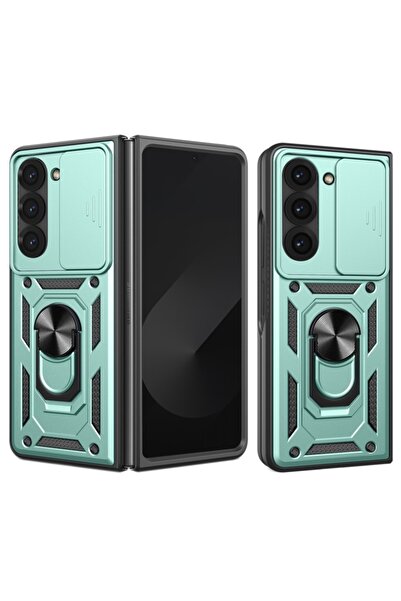 SKYDDAR INNOVATION Husă pentru Samsung Galaxy Z Fold6, CamShield, inel magnet...