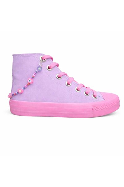 amazoondesing Pantofi sport și adidași pentru fete, mov și roz, cu detalii ac...