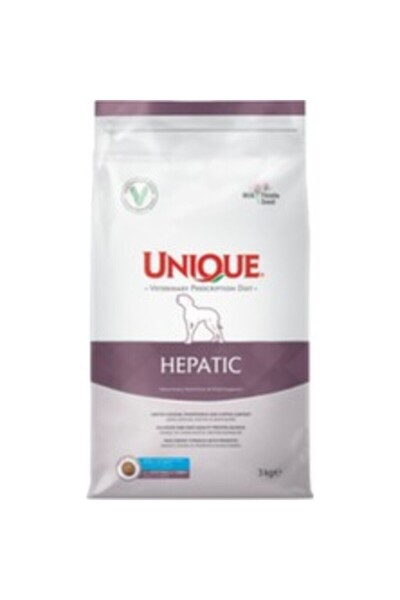 Unique Hepatic Köpek Maması 3 Kg - Karaciğer Sağlığı Destekleyici Veteriner D...