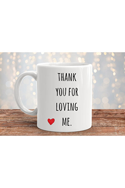 MODA February 14 Valentine's Day Printed Gift Porcelain Mug