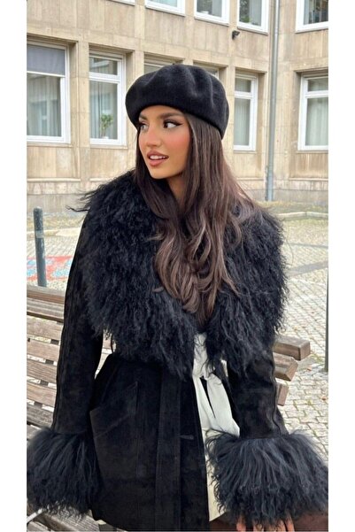 yakestore YAKE STORE Siyah Fransız Keçe Ressam