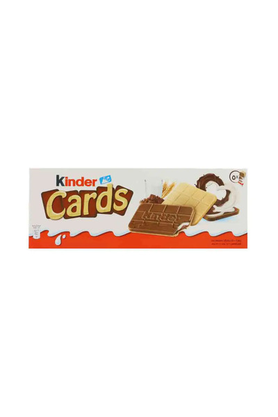 Kinder Cards Crispy Chocolate Biscuits- 128gms