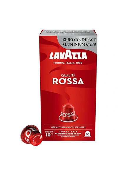 LavAzza قهوة كواليتا روسا المطحونة، غنية بنكهة الشوكولاتة، درجة التشبع 10/13 ...