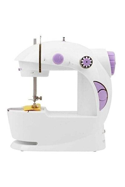 LC ماكينة خياطة صغيرة محمولة – ماكينة خياطة مدمجة بغرزة واحدة للاستخدام المنز...