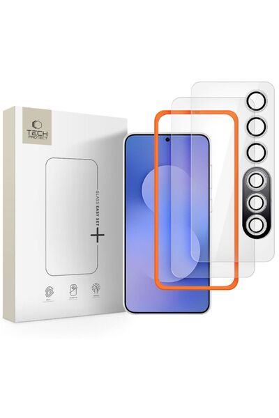Tech-Protect Easy Set Plus Screen & Camera Guard for Galaxy S25 FE