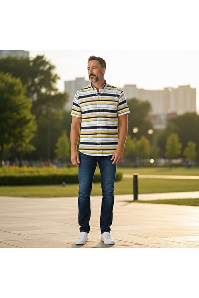 OwenLife Owen Life Cotton Fabric Slim Fit Mold Quality Shirt