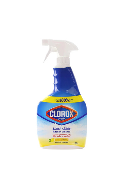 Clorox منظف مطبخ، خالٍ من المبيضات، يقضي على 99.9% من البكتيريا، برائحة الليم...