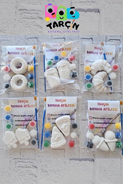 TARÇIN BOYAMA ATÖLYESİ Eğitici Etkinlik Özel Paketleme YazNesesi 12 Obje 6 Fı...