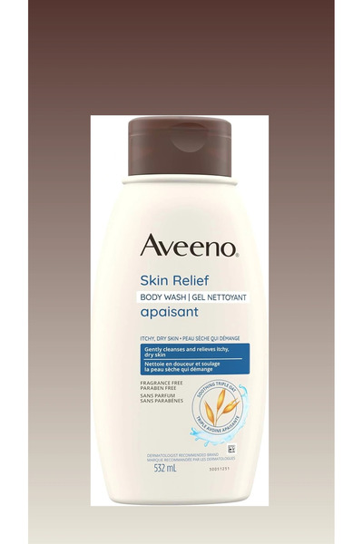 AVEENO Skin Relief 532 ml Bady Wasch/Kaşıntılı Kuru Ciltler İçin Vücut Yıkama...