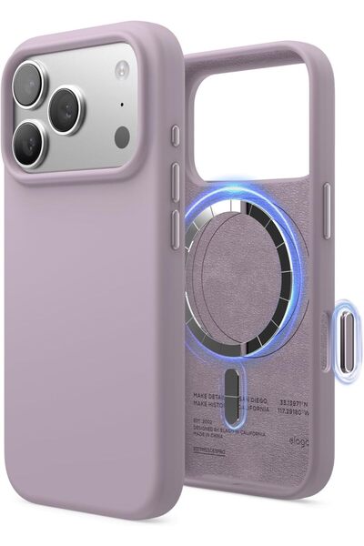 Elago غطاء حماية من السيليكون السائل Mag لهاتف iPhone 17 Pro Max [تحكم بالكام...