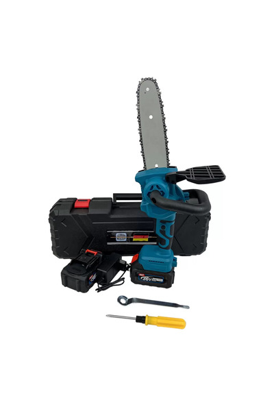 ROONLINE Fierastrau electric 36V, lama 20cm, 2 baterii, portabil, taiere rapi...