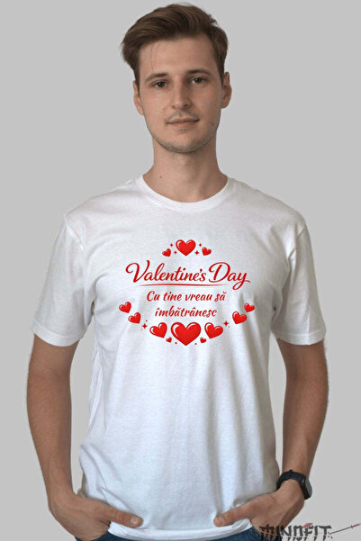 GILDAN Tricou Valentine S Day Cu Tine Vreau Sa Imbatrinesc Barbat