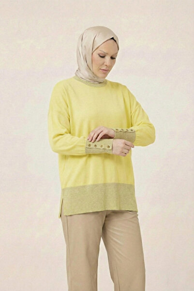 Suede Style 44205 - Stylish Comfortable Soft Cotton Fabric Women's Knitwear L...