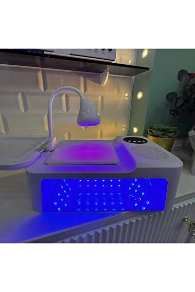 SUN23S 4'ü 1 Arada Profesyonel UV LED Tırnak Kurutma - Nail Art Paletli Kol D...