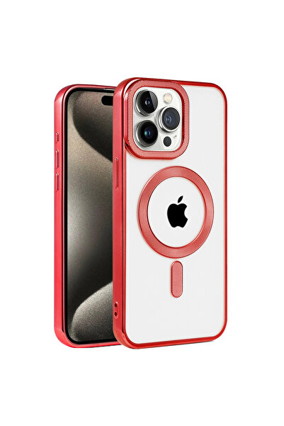 eco port iPhone 14 Pro Case Kronos Magsafe Cover - Red