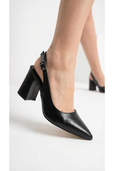 BellaPiede حذاء نسائي كلاسيكي بكعب سميك (8 سم) ومقدمة مدببة - كعب أنيق للاستخ...