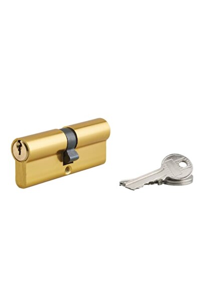 Serruprix European Profile Security Cylinder, Gold, 3 Cut Keys, 40 x 40 mm