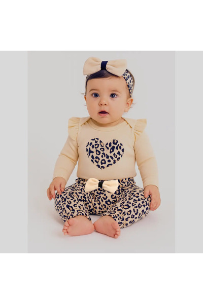 minicayzen Ținute adorabile pentru copii și bebeluși - Set din 2 piese cu imp...