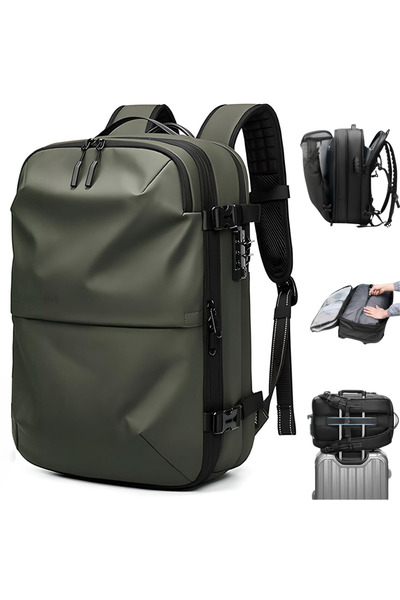 Dasbo Vacuum Travel Backpack, Multifunctional Hand Luggage, Waterproof, Expan...