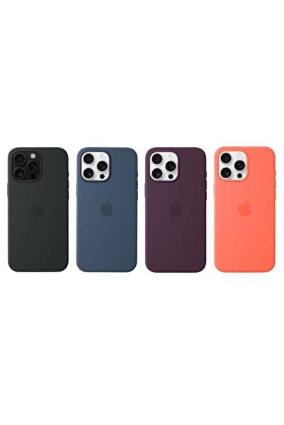 DG MING 4-Pack Silicone Protective Case Set for iPhone 16 Pro Max – Shockproo...