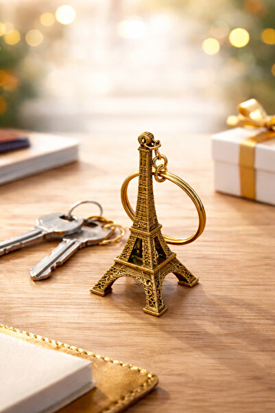 3D سلسلة مفاتيح إيفل الفاخرة (مجموعة من قطعتين) - احمل روحاً من باريس معك