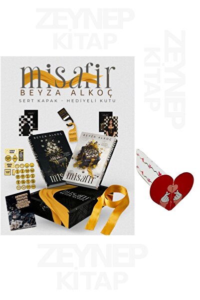 İndigo Kitap Misafir-Ciltli- Hediye Kutulu-(Özel Tasarım Kalp Ayraç Hediyeli)