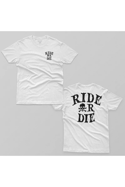Crazy Ride or Die Skull Men's T-Shirt